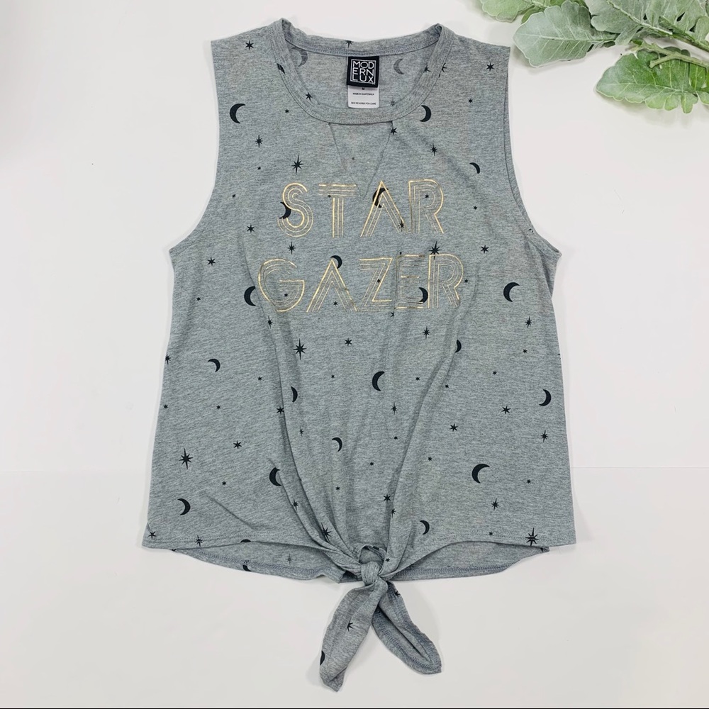 Modern Lux | Grey Star Gazer tank triangle cutout